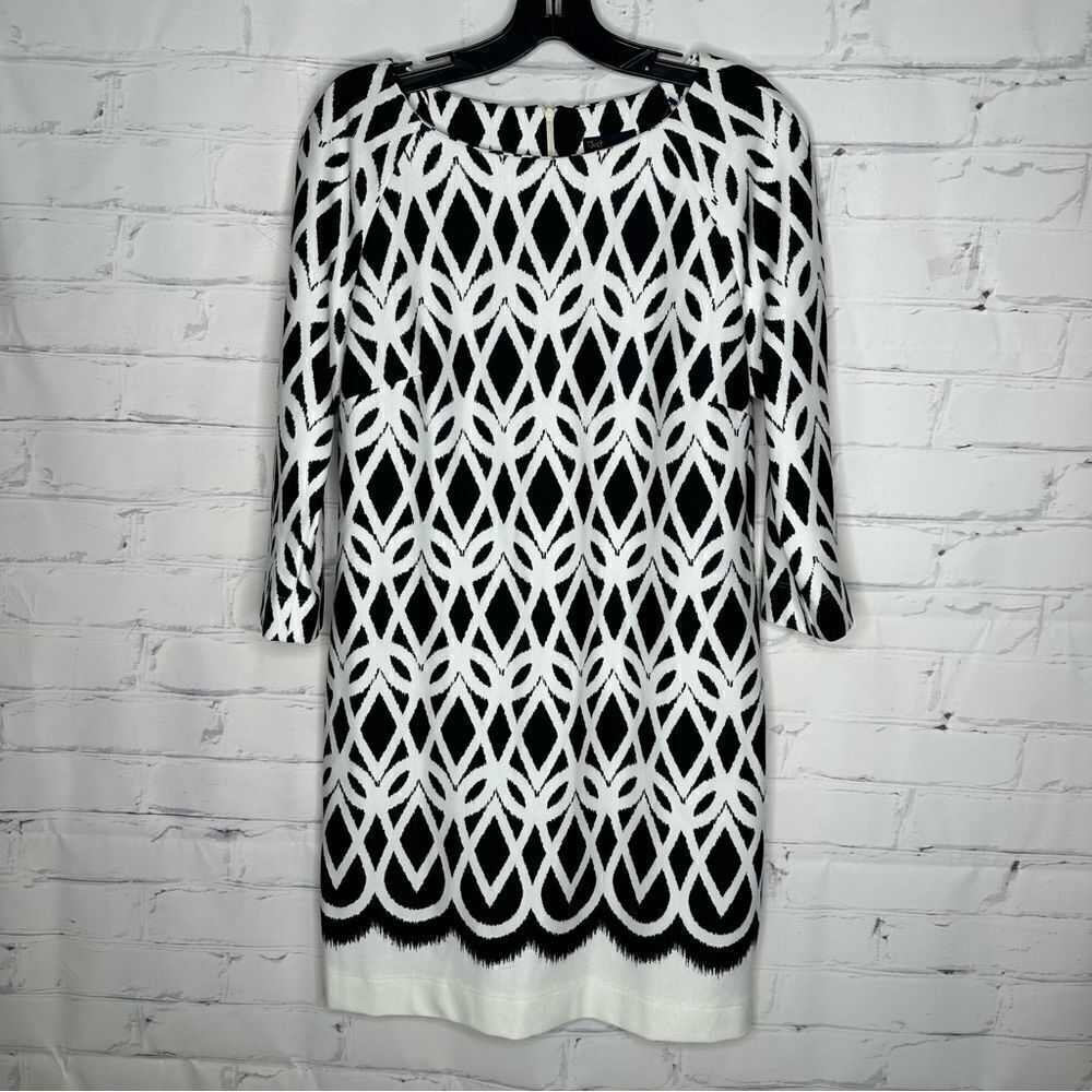 Just Taylor size 8 black & white dress‎